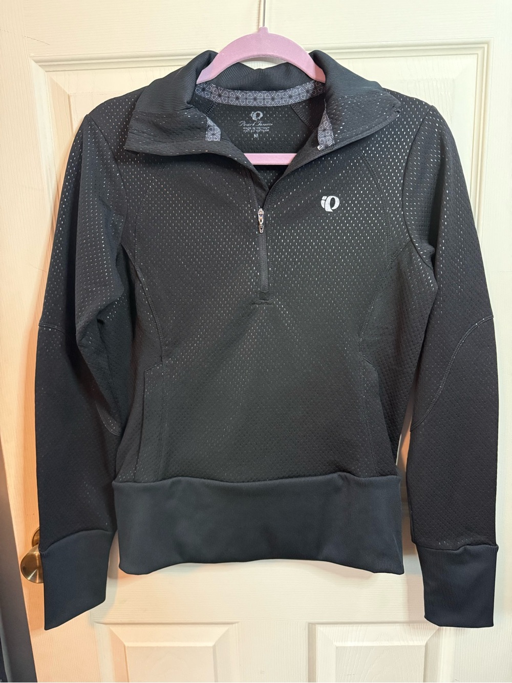 Pearl Izumi Women's Black Half-Zip Cycling Performance Pullover Jacket Medium